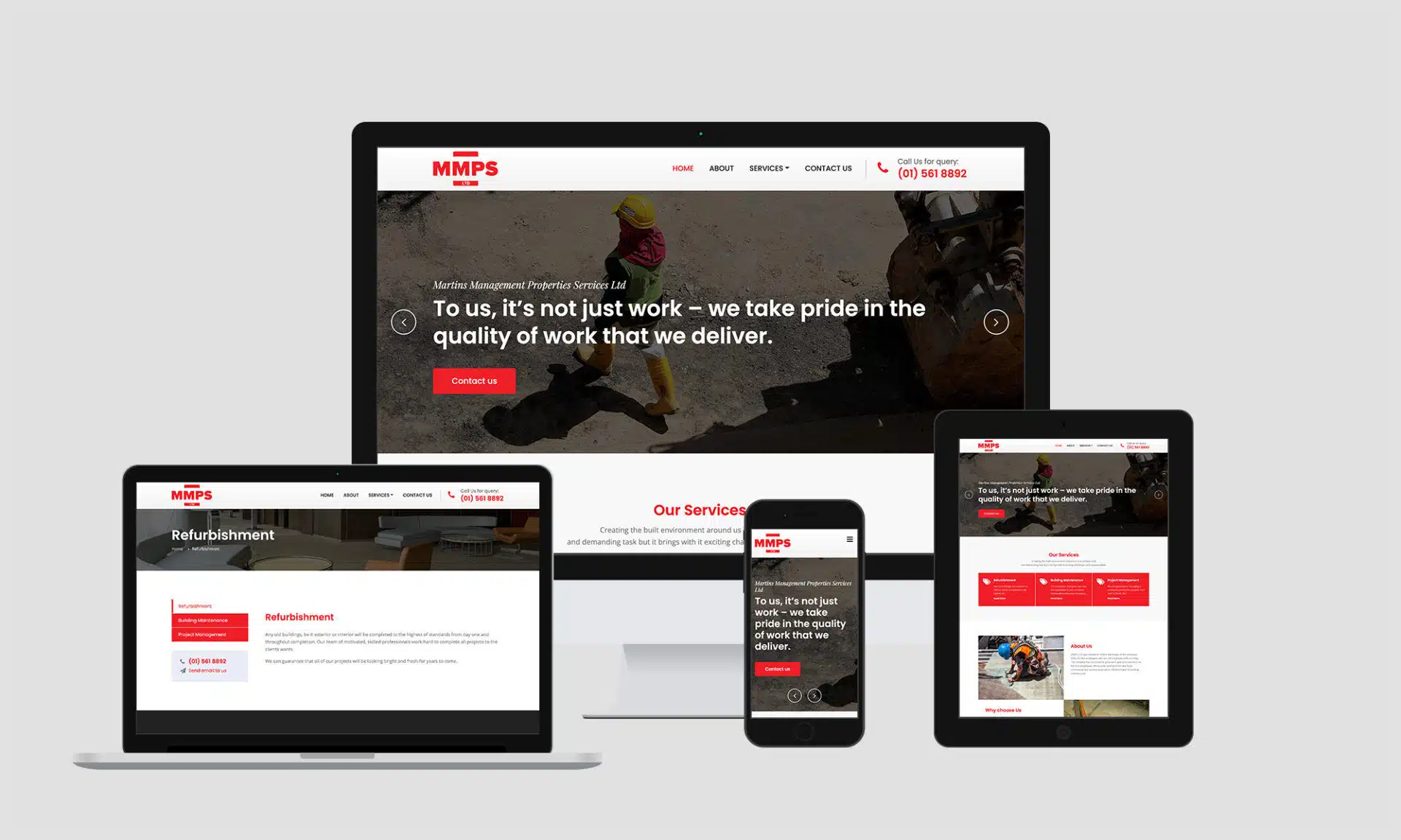 Martins Management Property Services – Rebrand & Website Launch