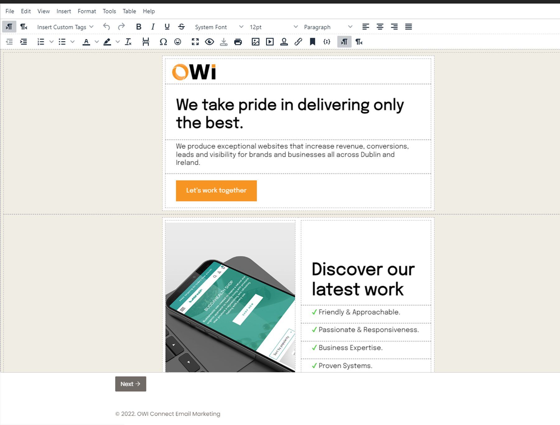 Custom Email Templates