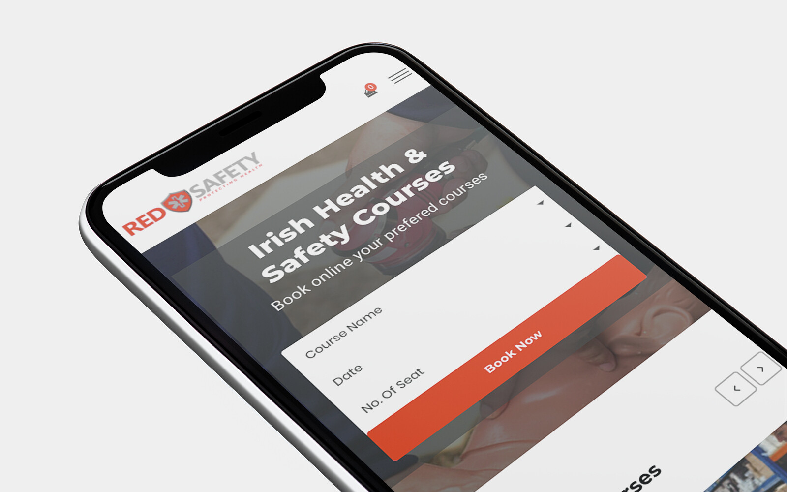Red Safety Screen 6