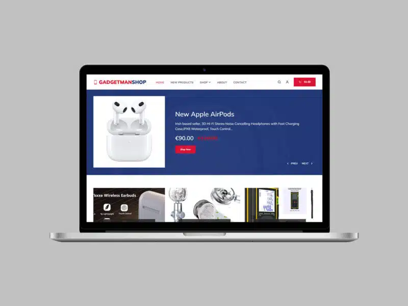 The Gadget Man Shop – Gifts & Gadgets E-Commerce Website