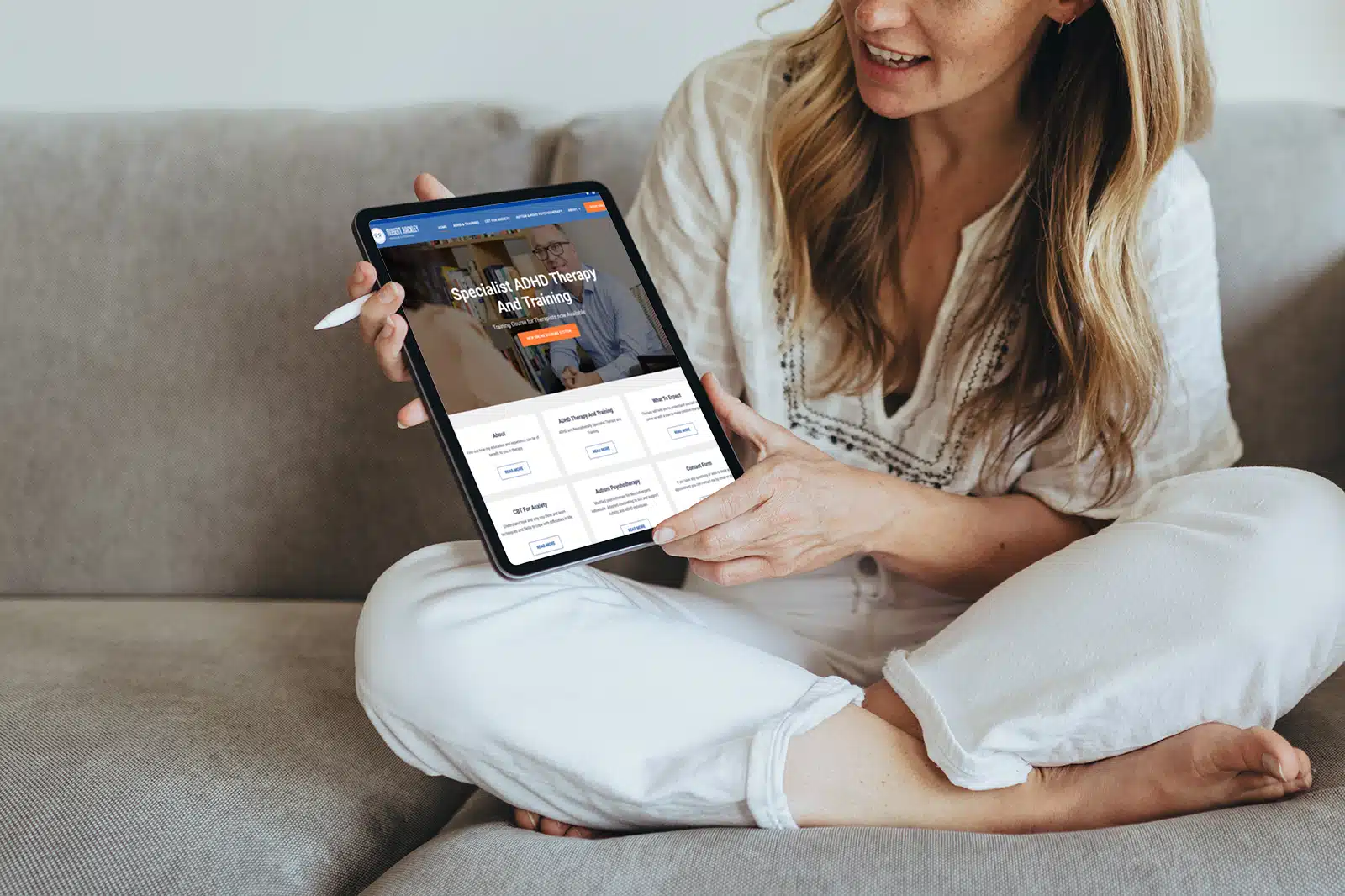Robert Rackley Counselling – Mental Health Website Redesign