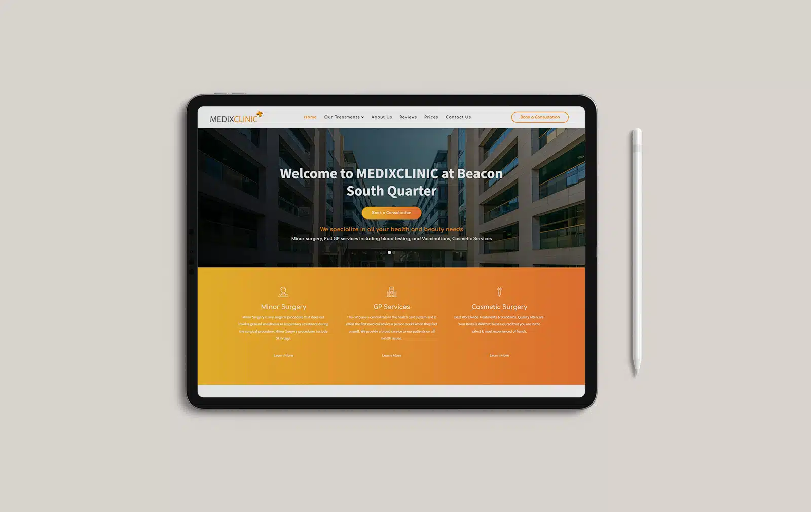 Medix Clinic – Website Redesign & Booking Integration