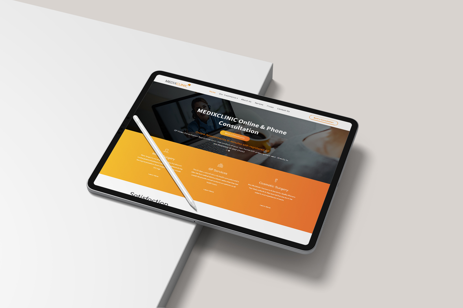 Medix Clinic – Website Redesign & Booking Integration