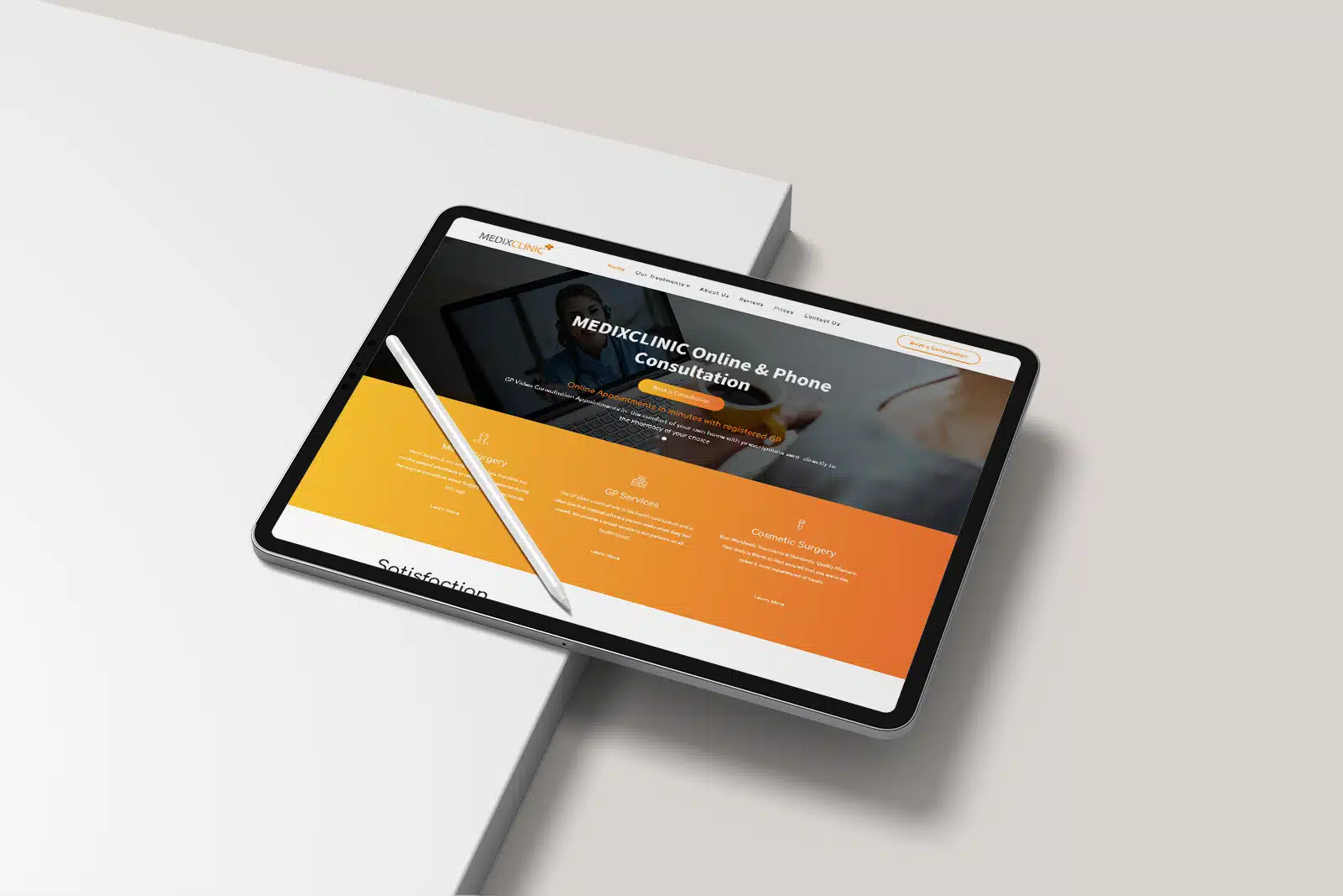 Medix Clinic – Website Redesign & Booking Integration