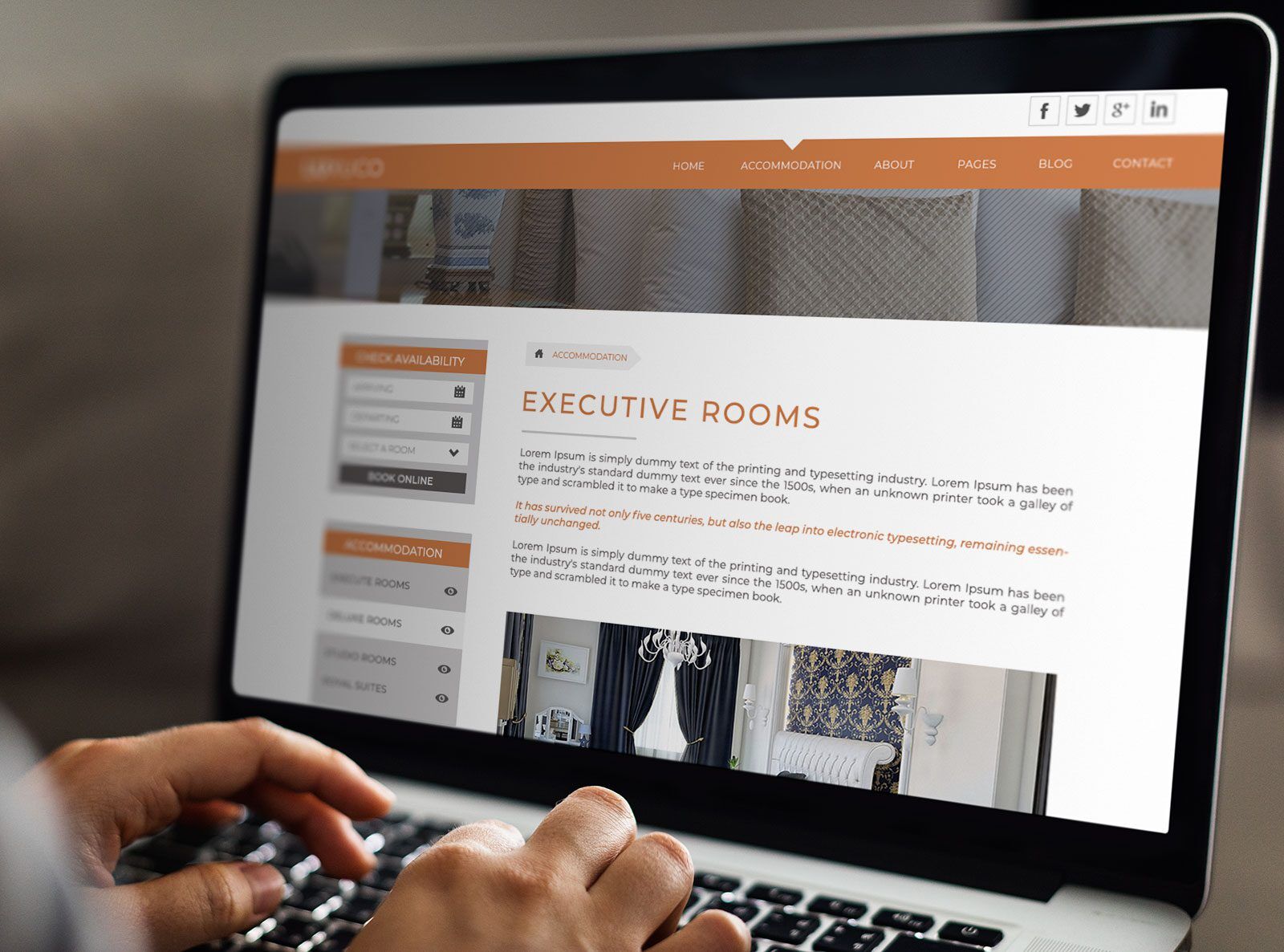 Luxuco – Hotel Website Template