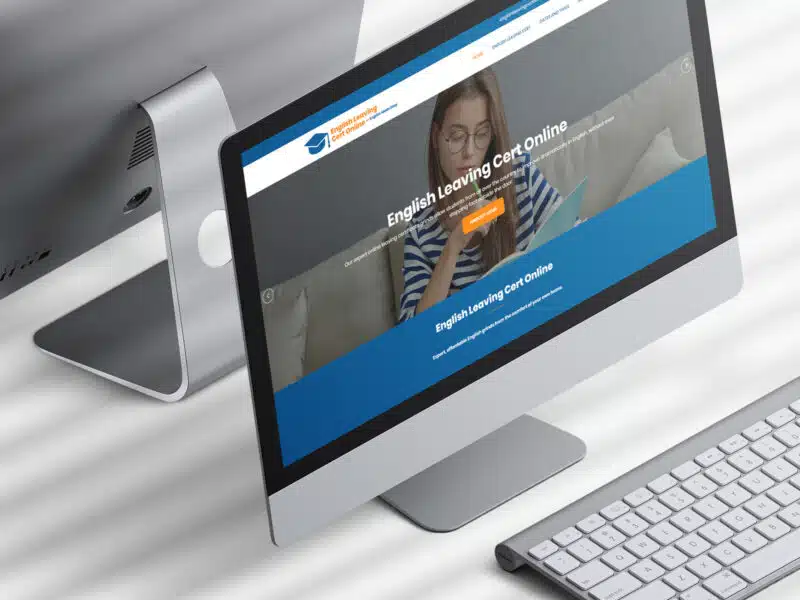 English Leaving Cert Online – E-Learning Website Rebrand