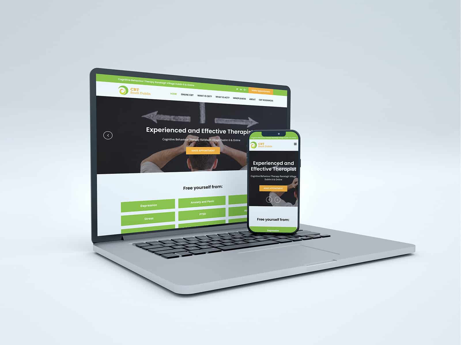 Cbt South Dublin – Mental Health Website & Rebrand