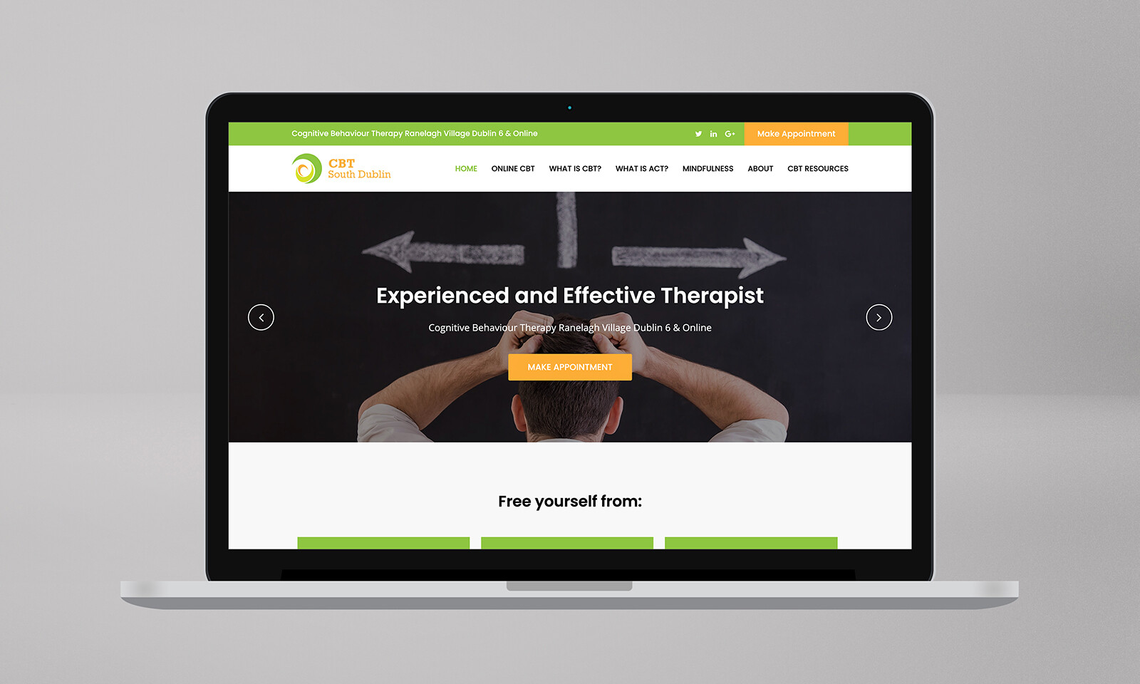 Cbt South Dublin – Mental Health Website & Rebrand
