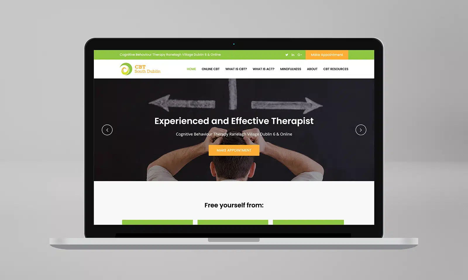 Cbt South Dublin – Mental Health Website & Rebrand