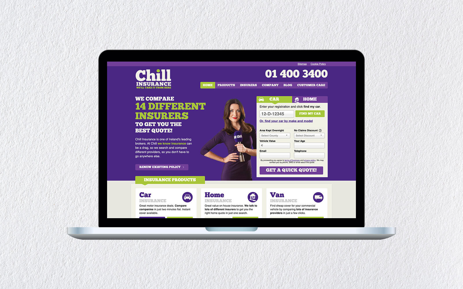Chill Insurance Website Maintenance