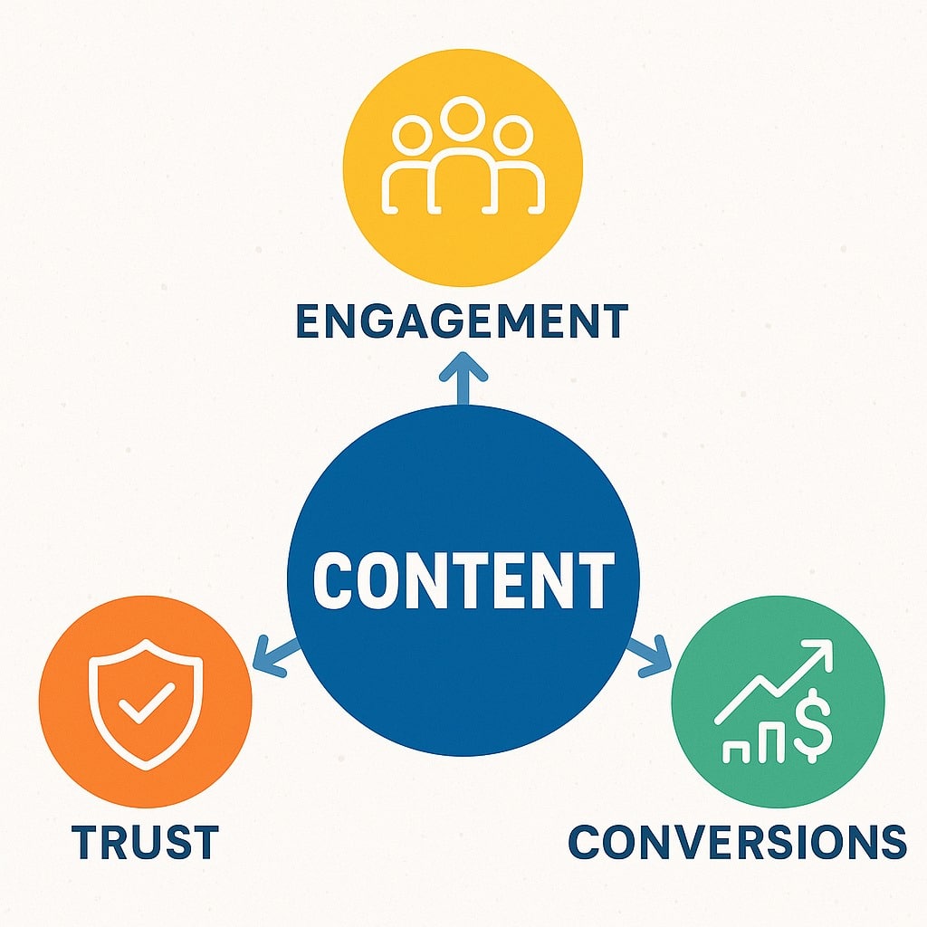 How social media content drives credibility, reach, and business growth.