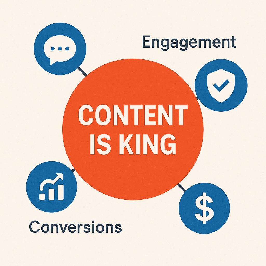 Content as the core of social media success.