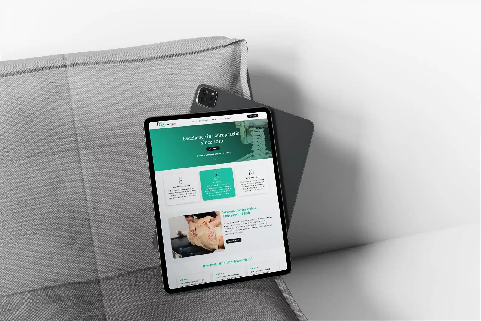 Dublin Chiropractic Clinic – Website Rebrand & Development