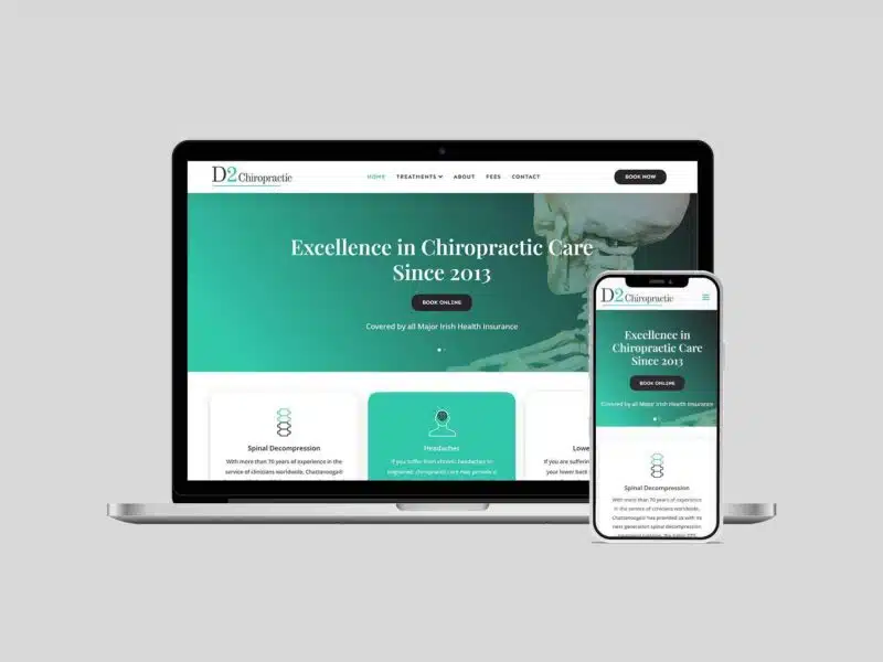 Dublin Chiropractic Clinic – Website Rebrand & Development