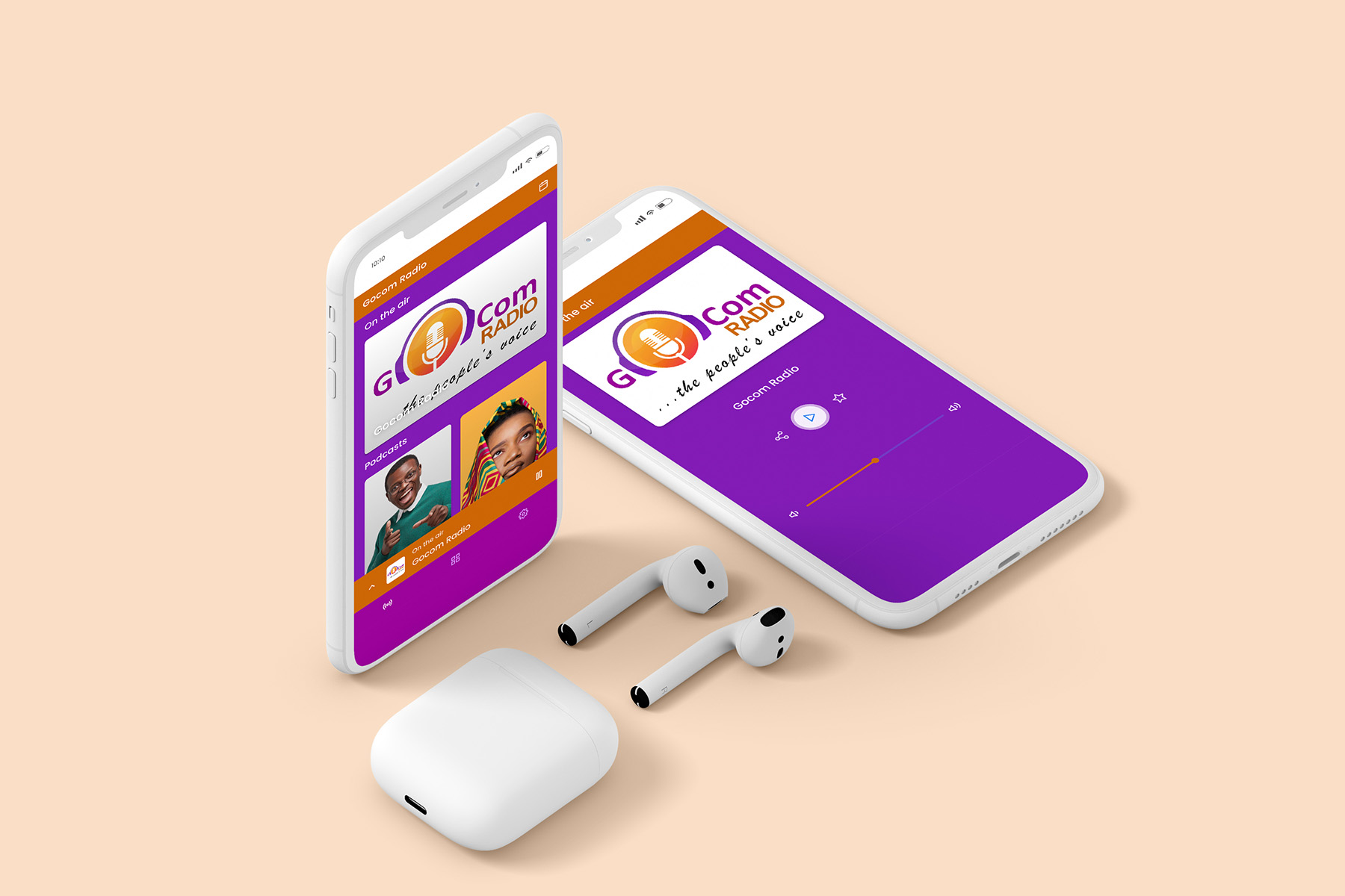 Gocom Radio – Mobile App & Rebrand
