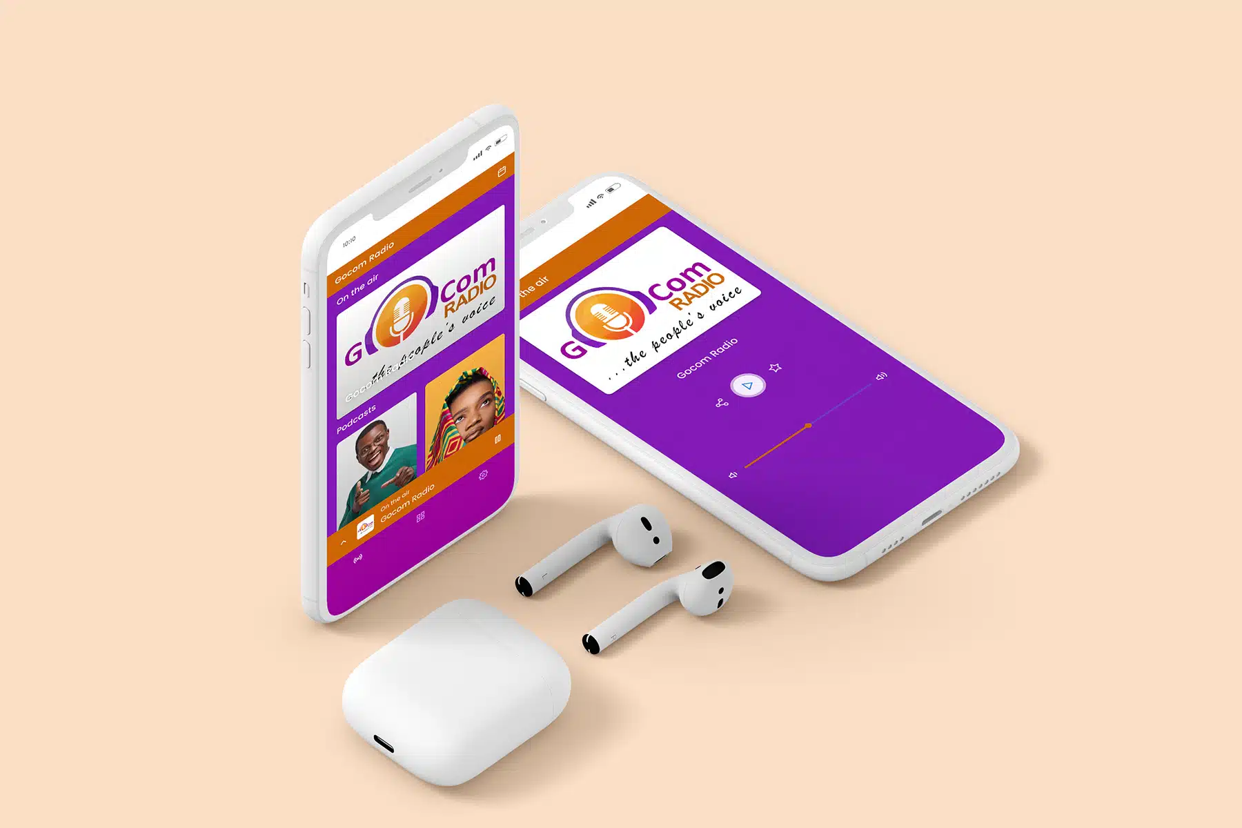 Gocom Radio – Mobile App & Rebrand