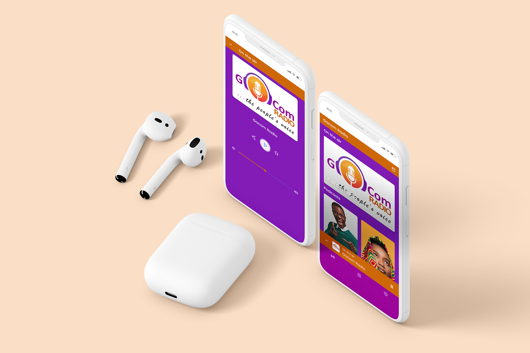 Gocom Radio – Mobile App & Rebrand