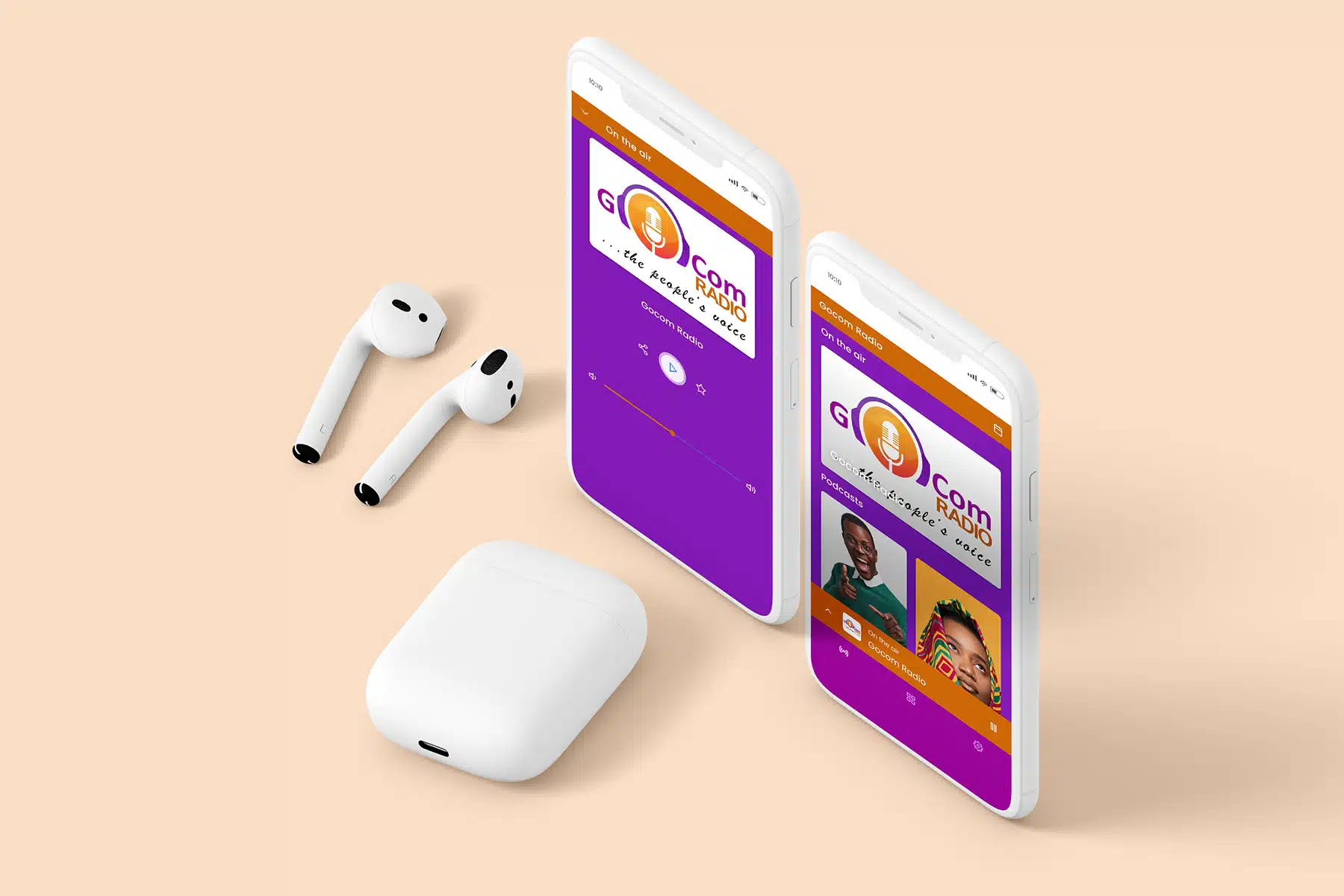 Gocom Radio – Mobile App & Rebrand