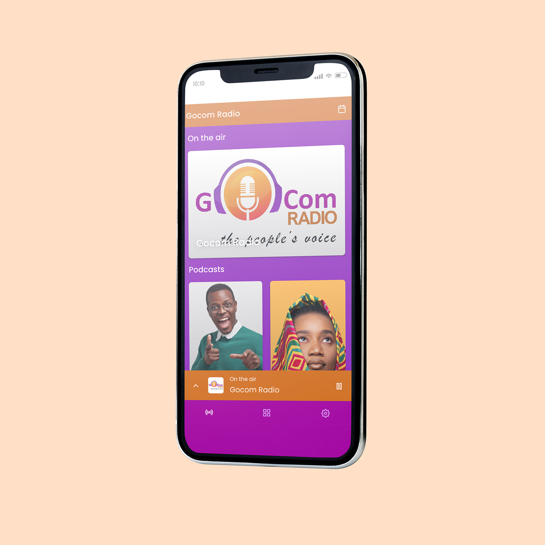 Gocom Radio – Mobile App & Rebrand