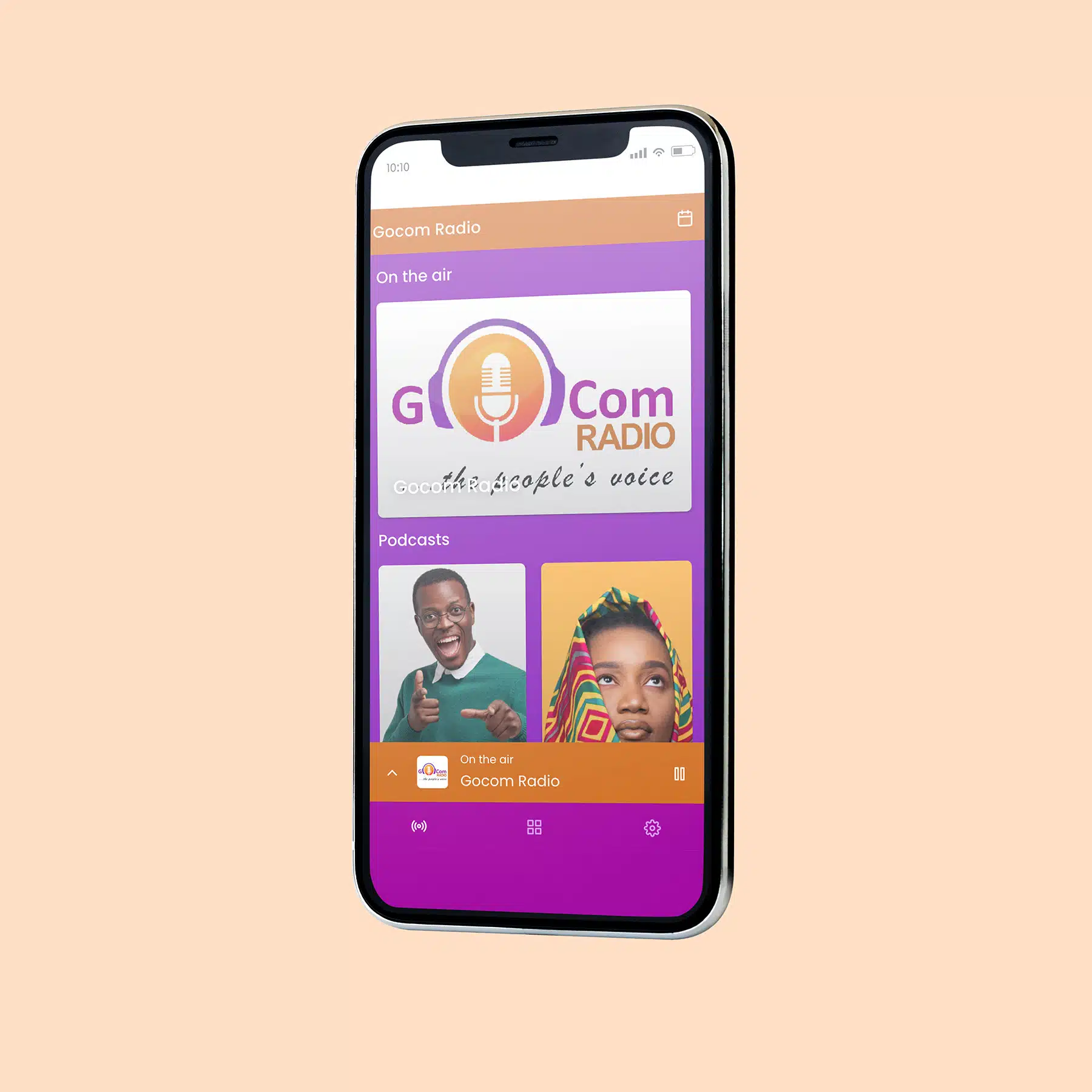 Gocom Radio – Mobile App & Rebrand