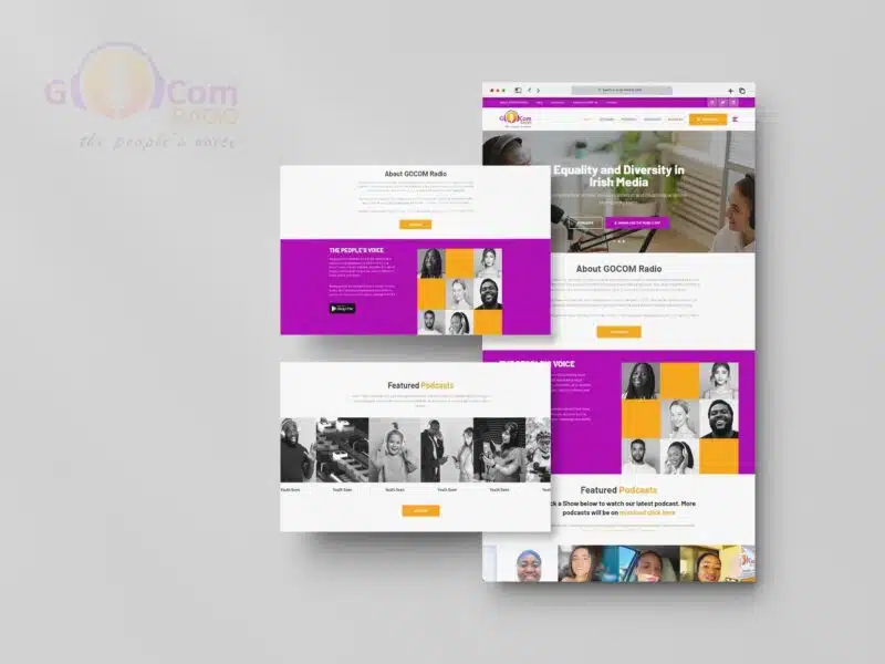 Gocom Galway Radio – Multilingual Community Radio Website