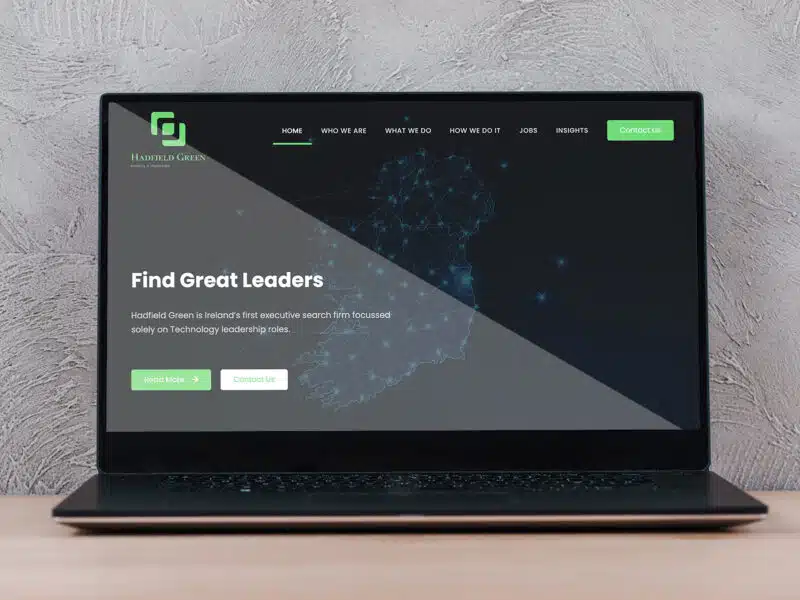 Hadfield Green – Executive Search Website Rebrand