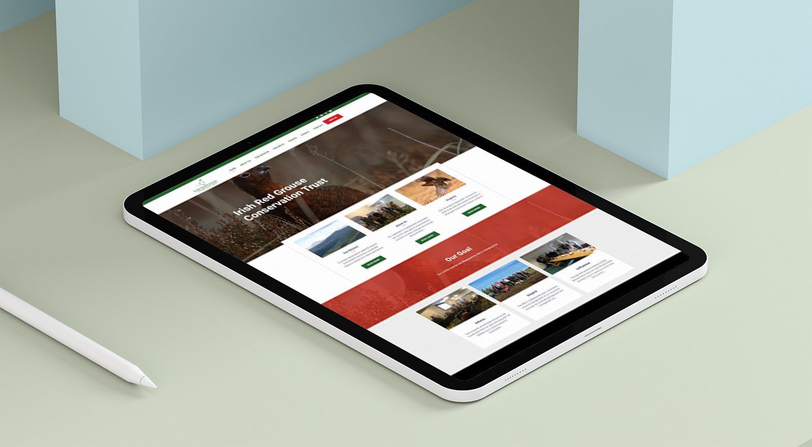 Irish Red Grouse Conservation Trust – Non-Profit Website Redesign