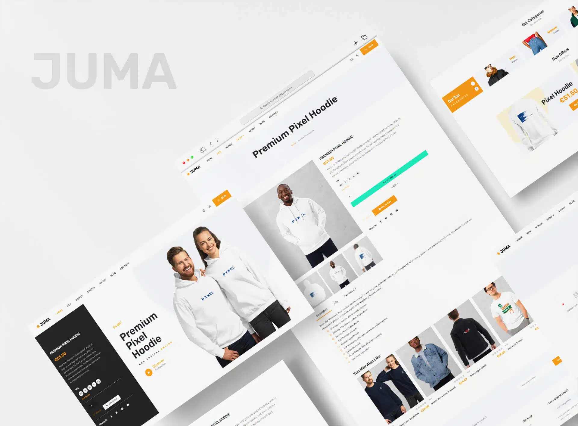 Juma Clothing – Lifestyle Fashion E-Commerce Website