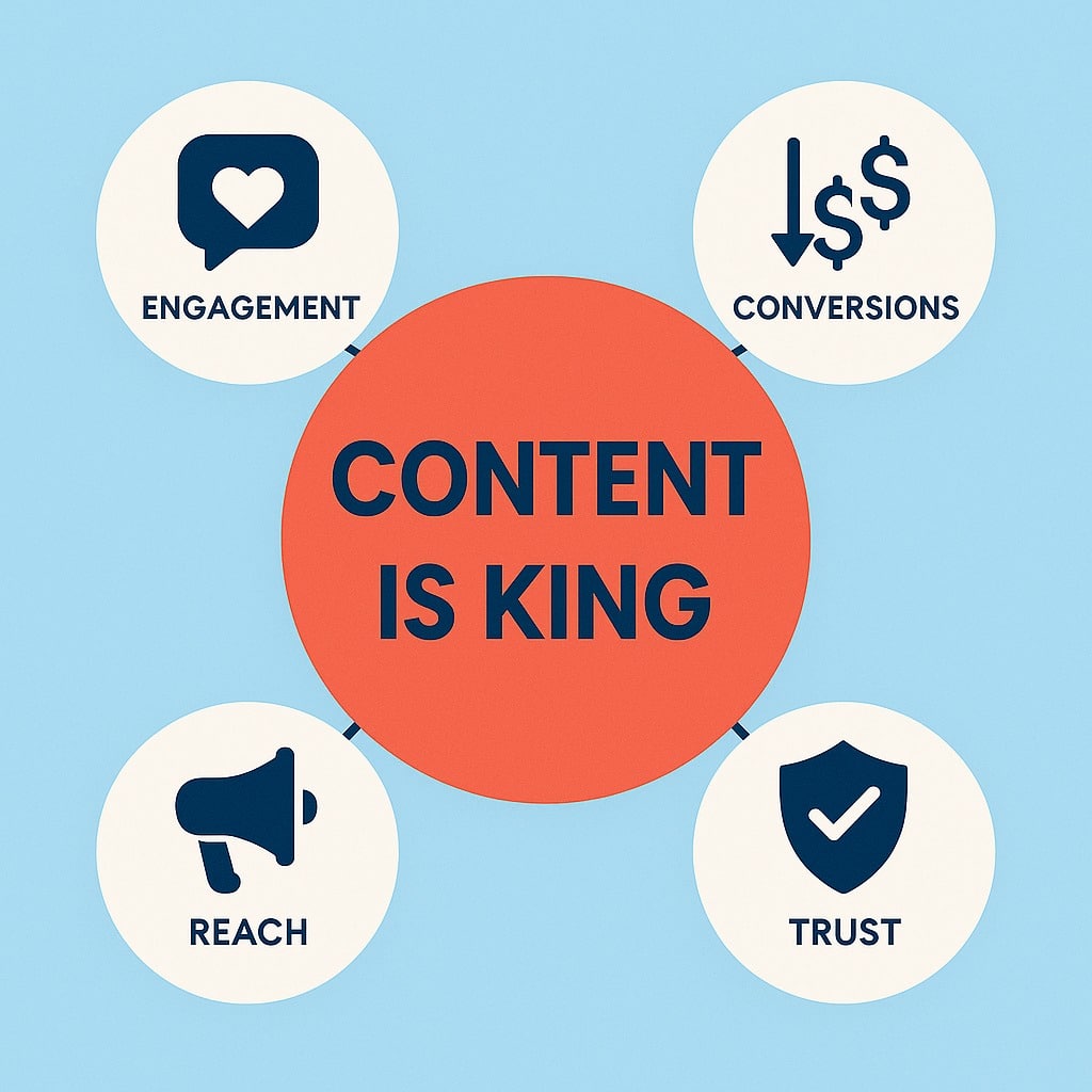 text: Key tips for social media managers: know your audience, be disruptive, be authentic.