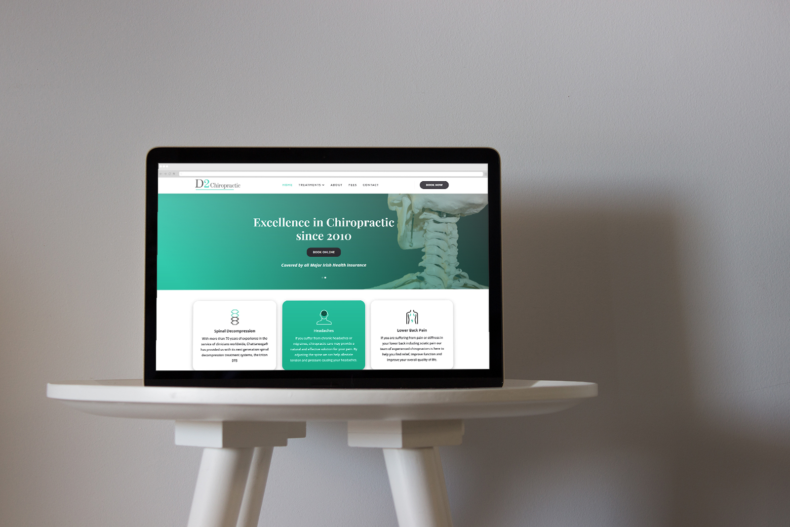Dublin Chiropractic Clinic – Website Rebrand & Development