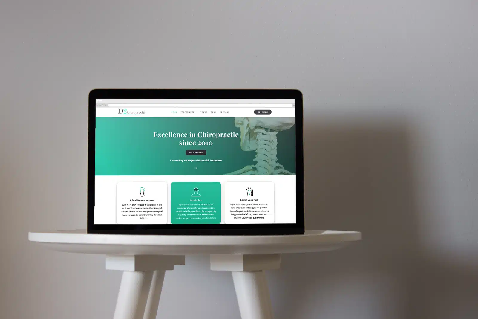 Dublin Chiropractic Clinic – Website Rebrand & Development
