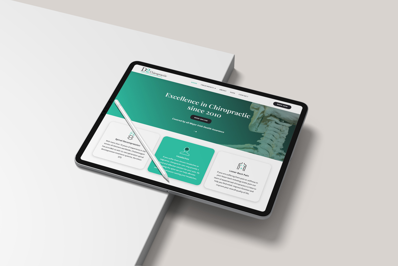 Dublin Chiropractic Clinic – Website Rebrand & Development