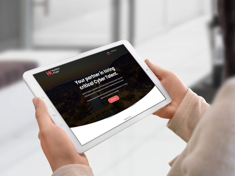 Hamilton Knight – Cyber Security Recruitment Website & Rebrand