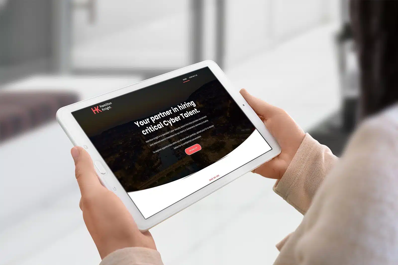 Hamilton Knight – Cyber Security Recruitment Website & Rebrand