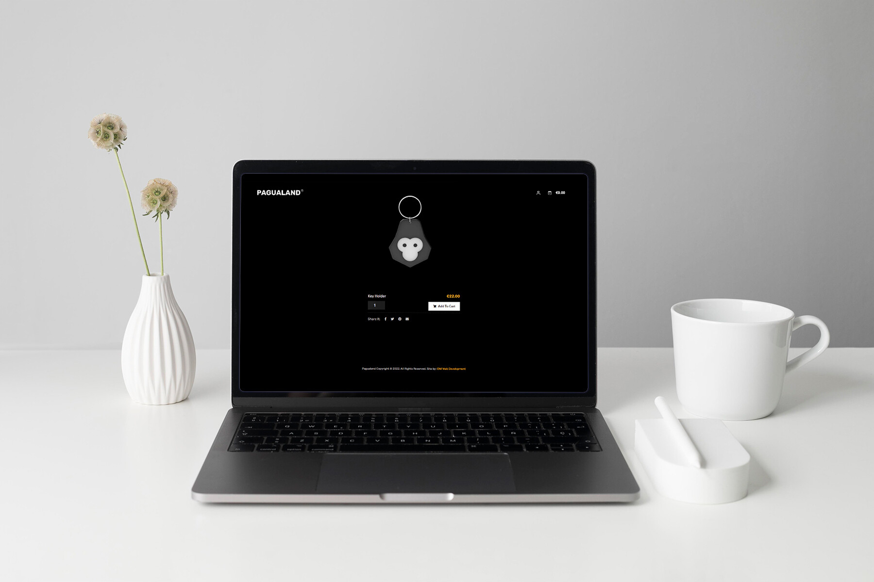 Pagualand – Custom Keyring E-Commerce Website