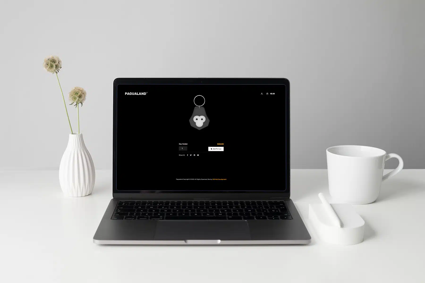 Pagualand – Custom Keyring E-Commerce Website