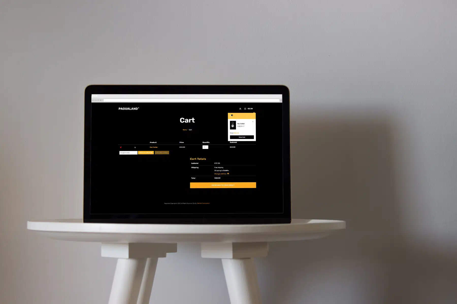 Pagualand – Custom Keyring E-Commerce Website