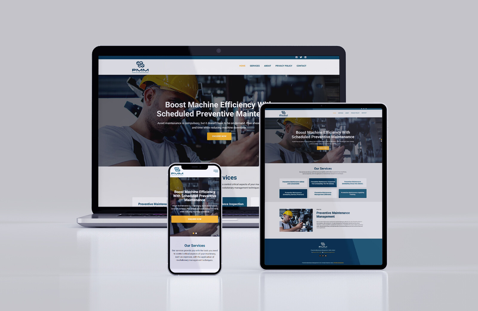 Preventive Maintenance Management – Rebrand & Website Launch