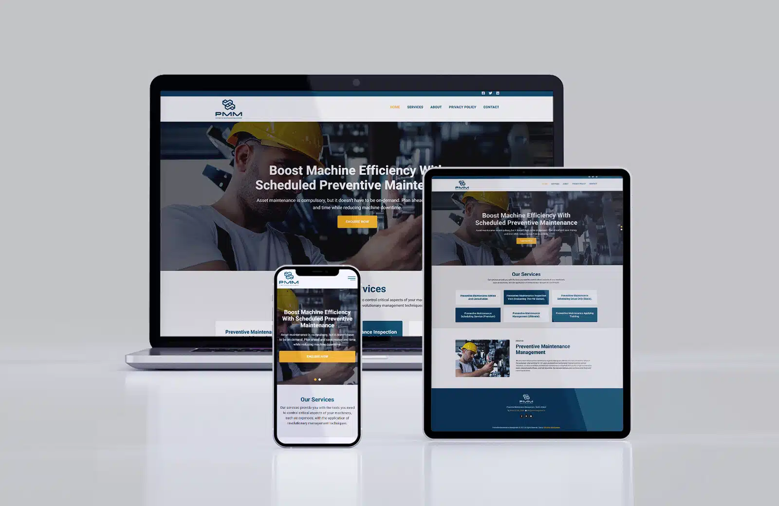 Preventive Maintenance Management – Rebrand & Website Launch