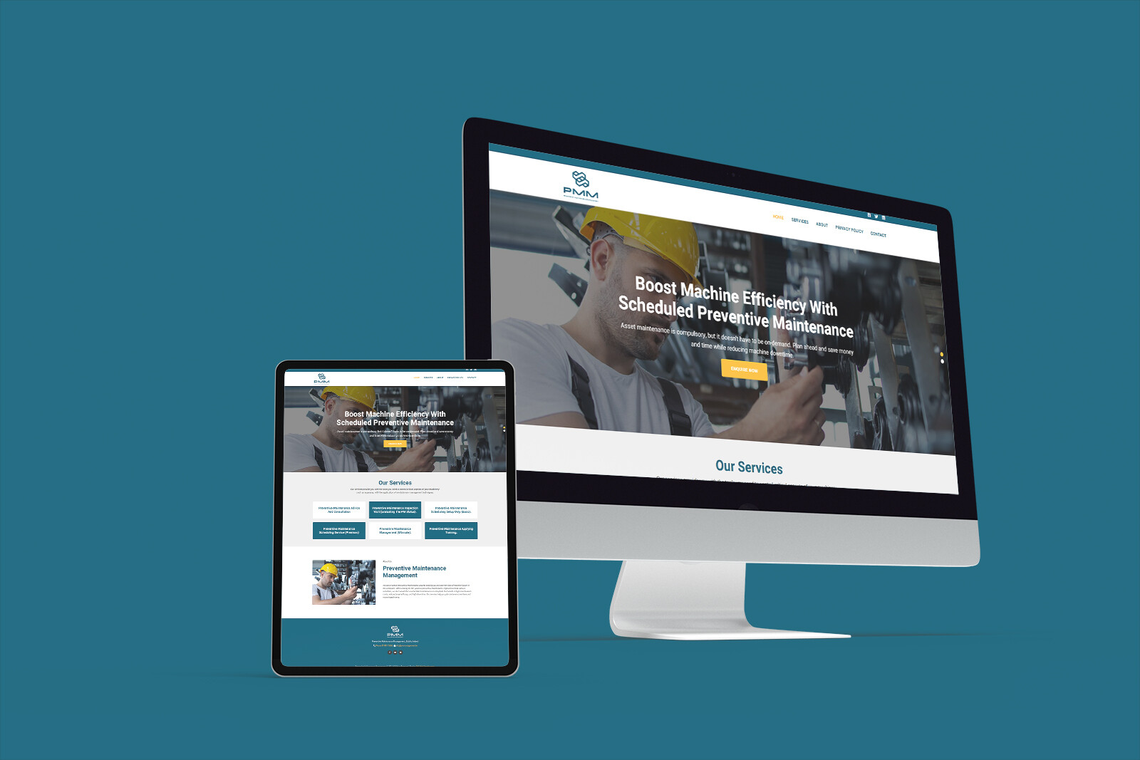 Preventive Maintenance Management – Rebrand & Website Launch