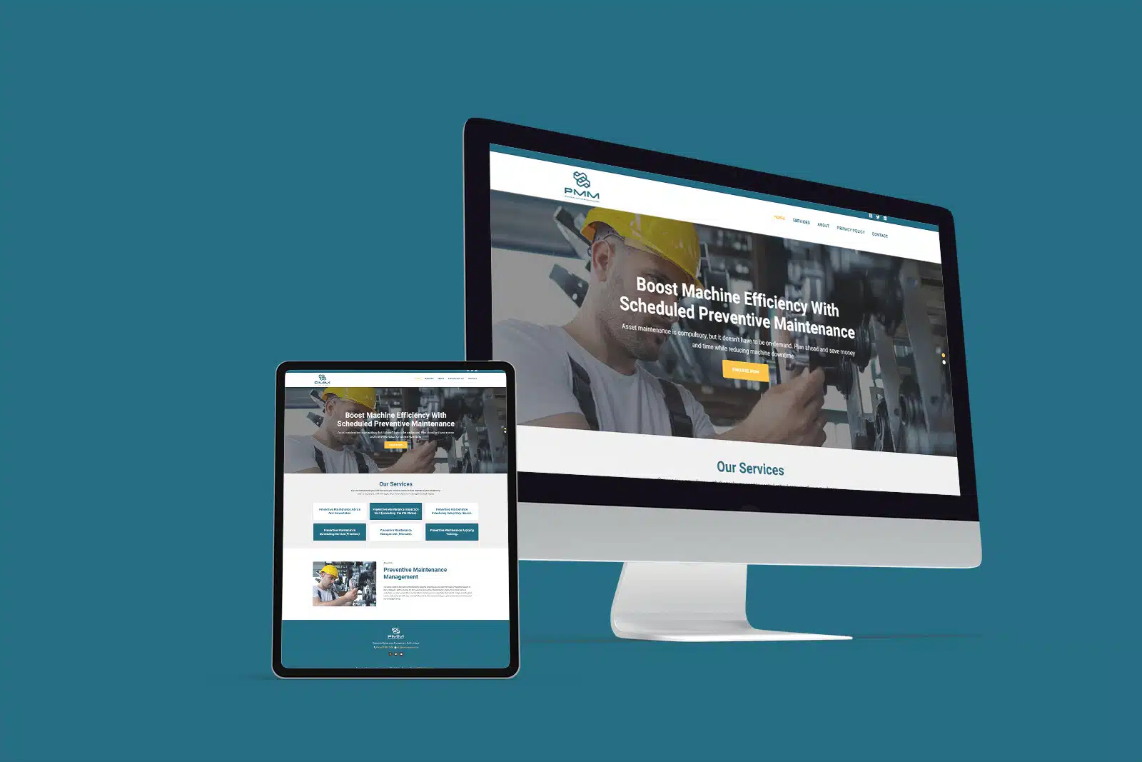 Preventive Maintenance Management – Rebrand & Website Launch