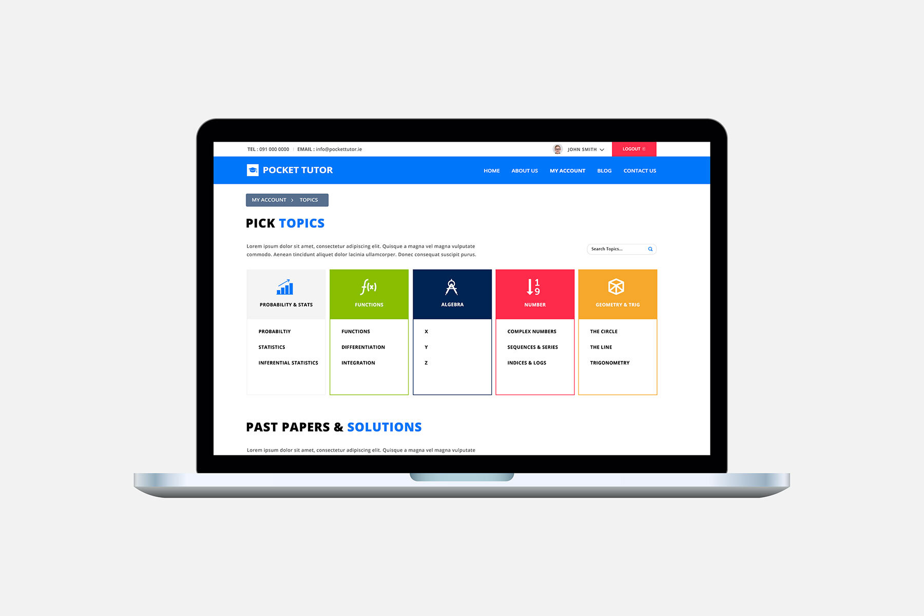 Pocket Tutor – Education & E-Learning Platform
