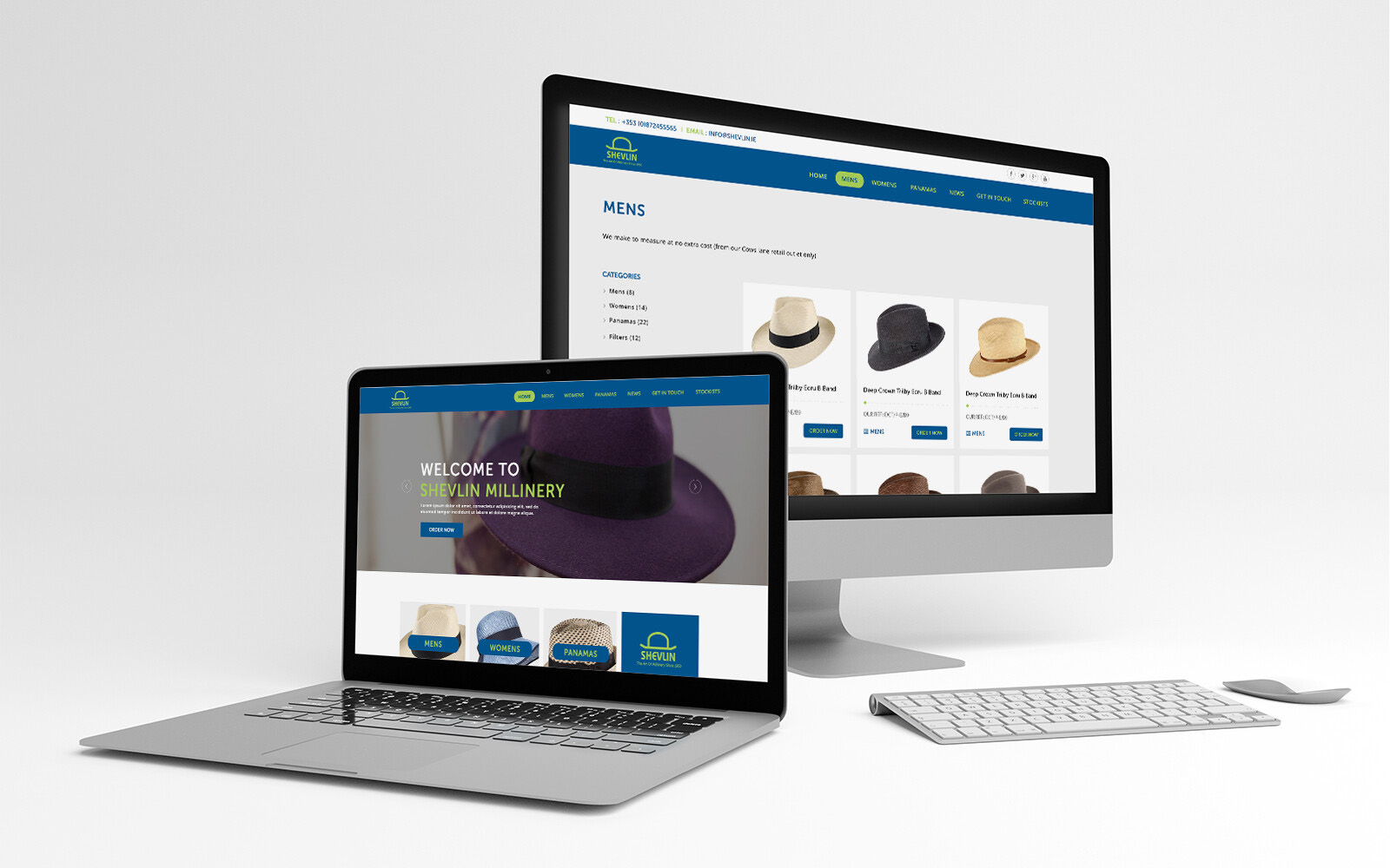 Shevlin Millinery – Luxury E-Commerce Website