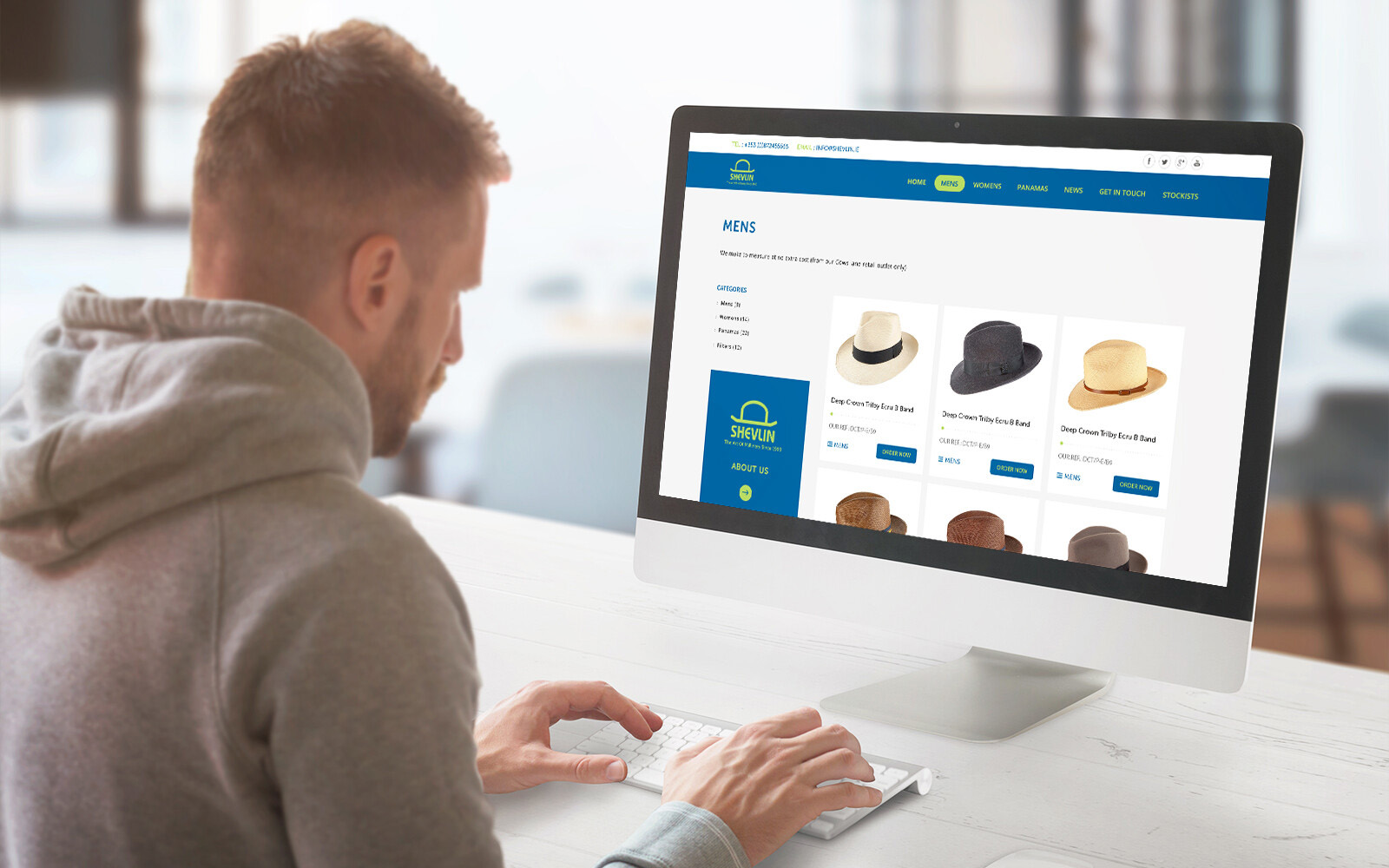 Shevlin Millinery – Luxury E-Commerce Website