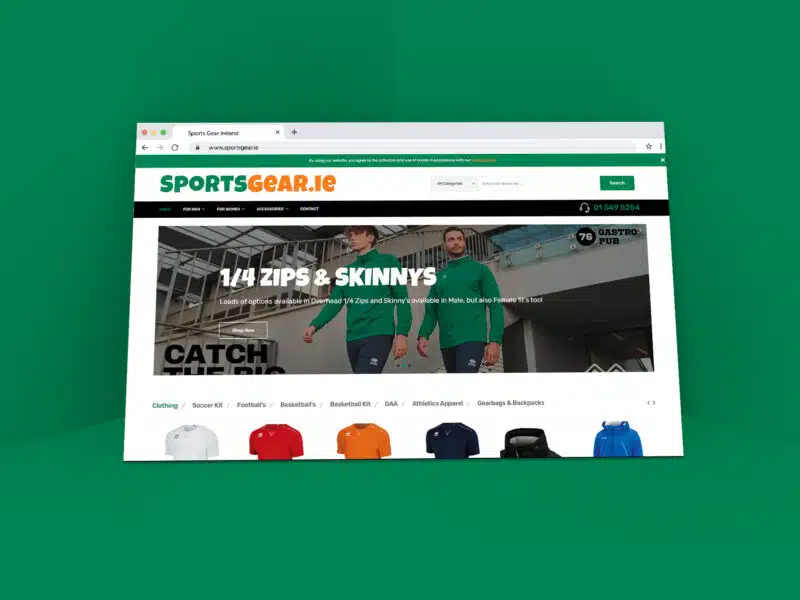Sports Gear Ireland – Wholesale Sportswear Brand Website