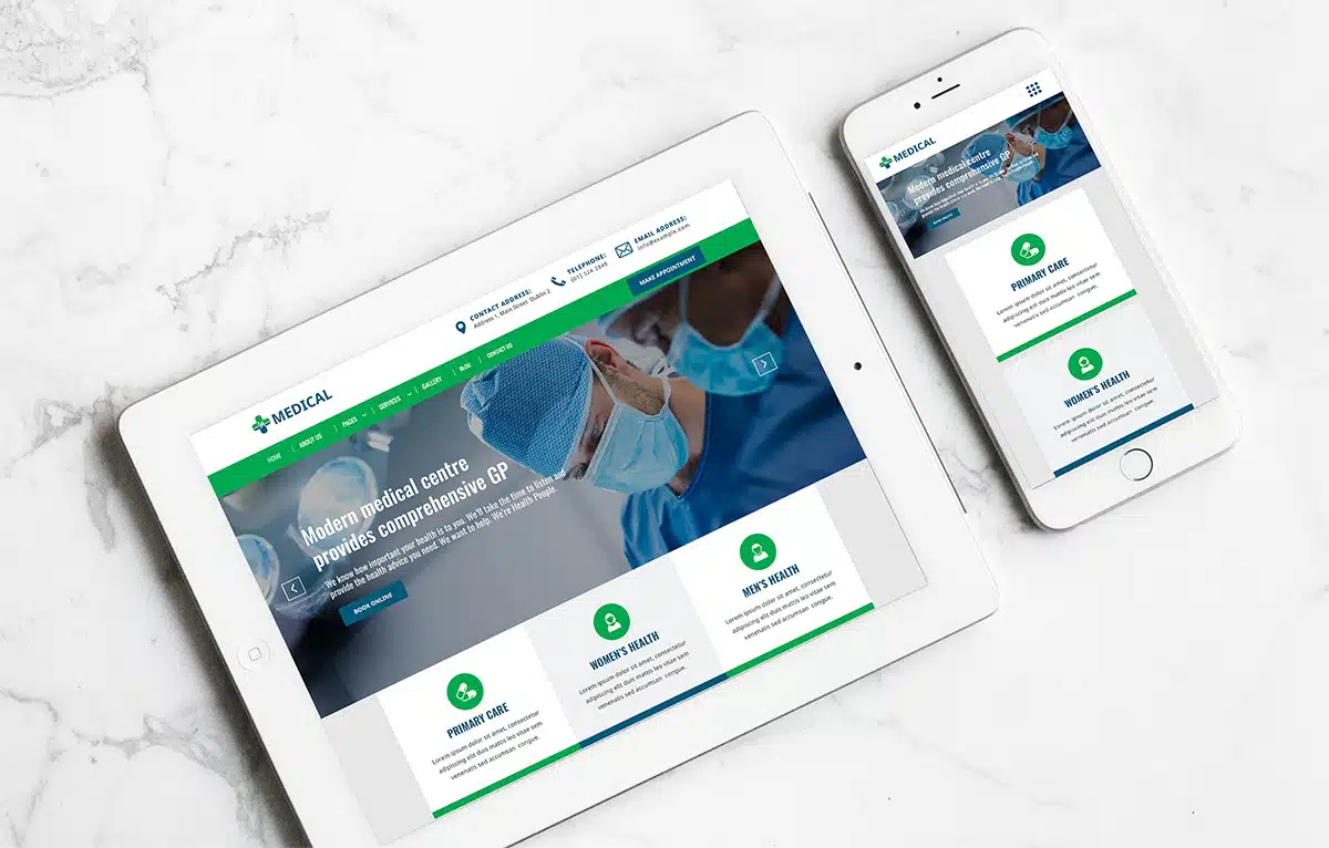 The Medical Template – Healthcare Website Solution