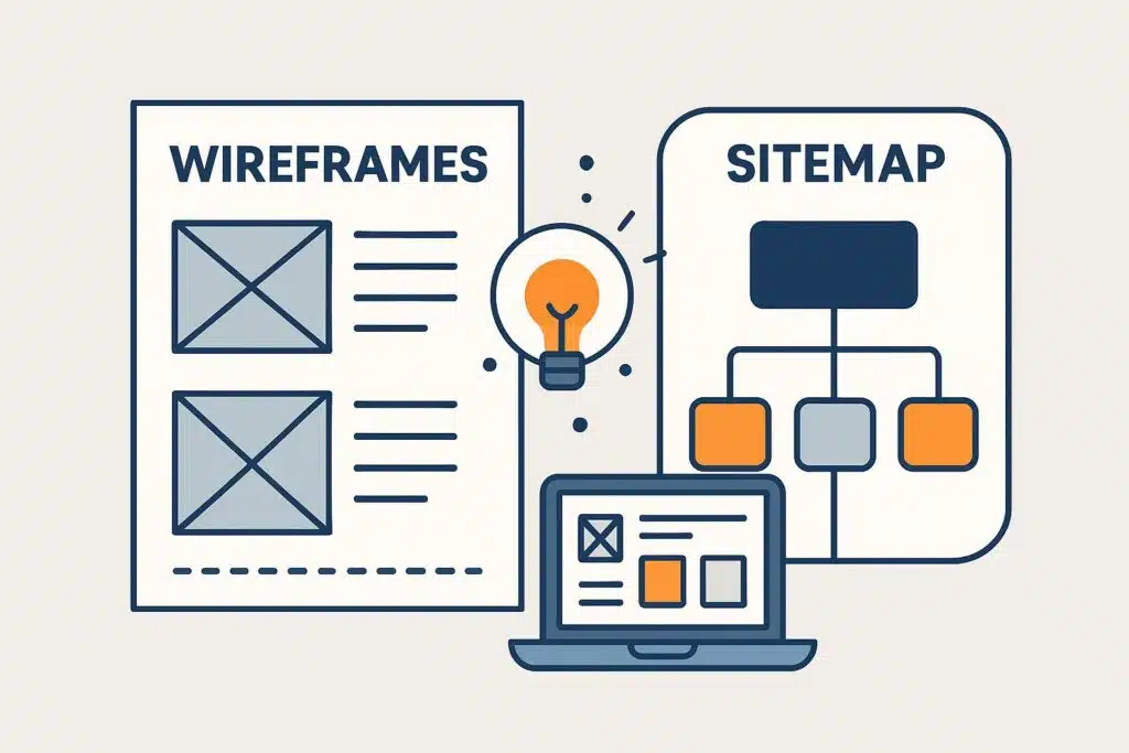 Wireframes And Sitemap Creation In The Ux Design Process